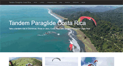 Desktop Screenshot of paraglidecostarica.com